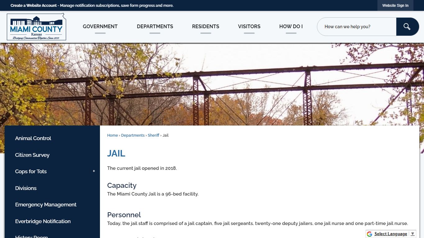 Jail | Miami County, KS - Official Website